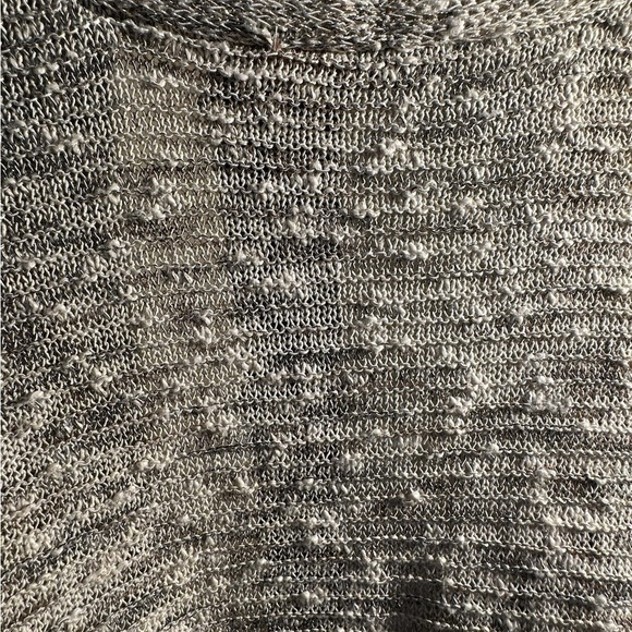 Bellini Tweed Sand Color Cardigan for Women.  Draped Style - XL - Picture 3 of 4